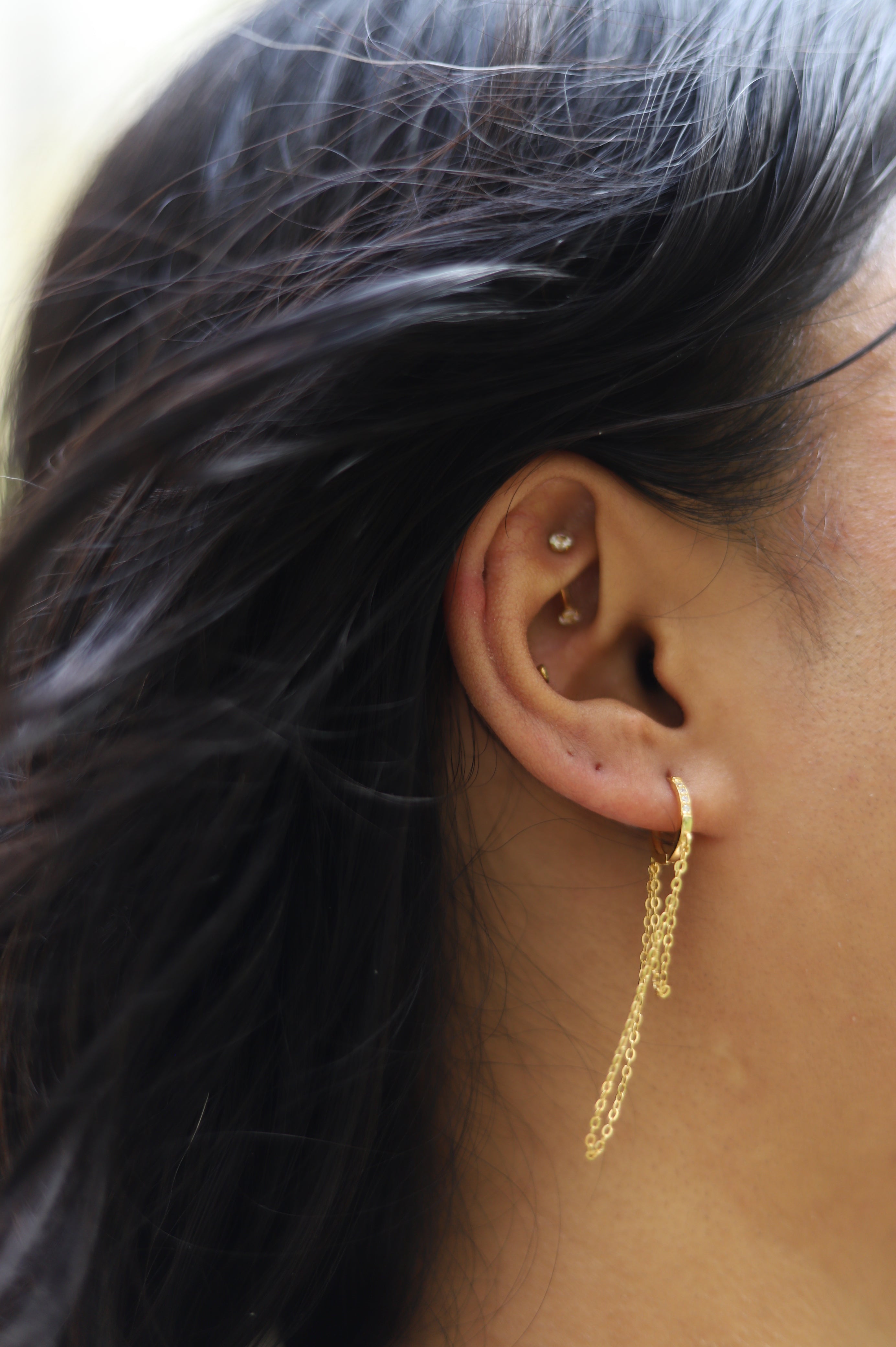 OG Long Chain Hoop
