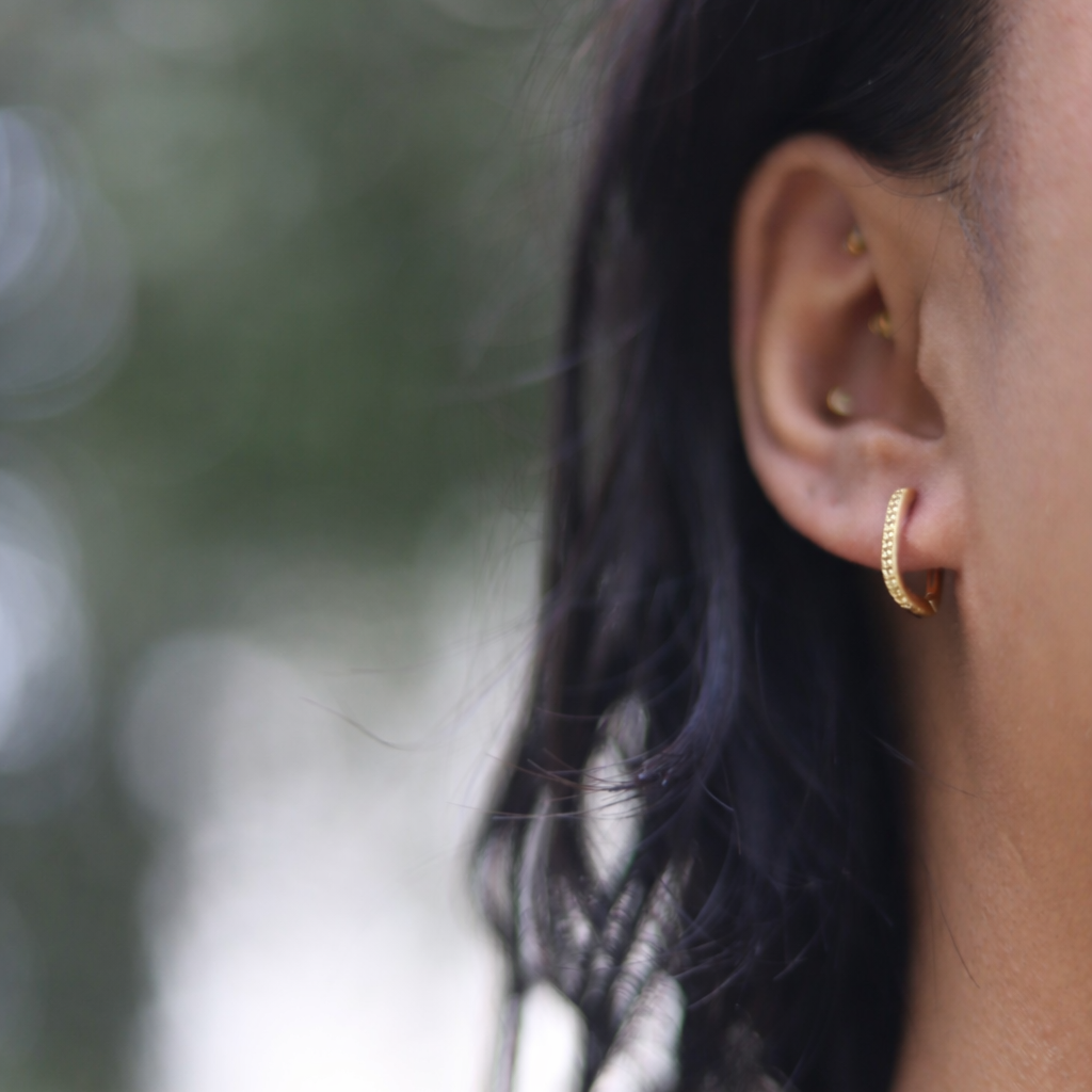 Zirconia Edge Hoop