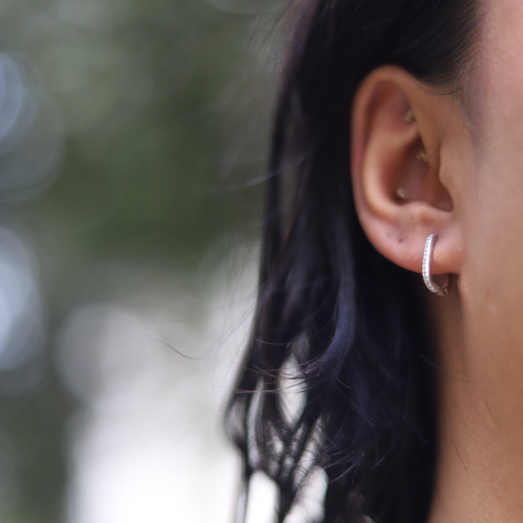Zirconia Edge Hoop