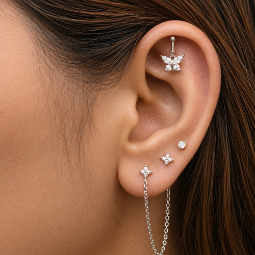 Butterfly Effect Helix Hanging Earrings