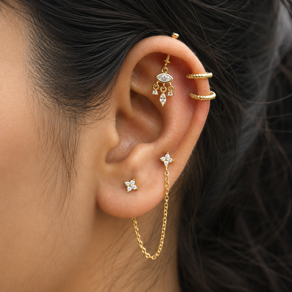 Eye Got You Helix Hanging Earrings