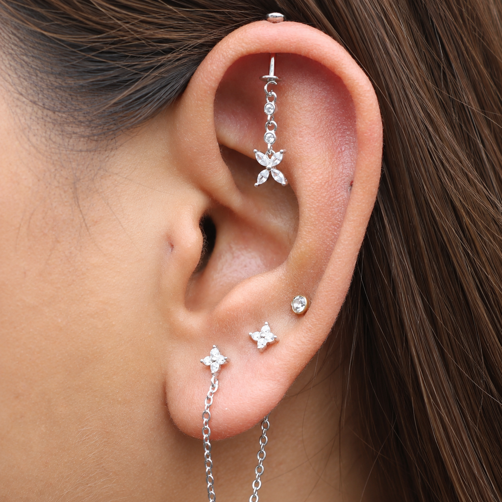 Floating Flower Drop Helix Hanging