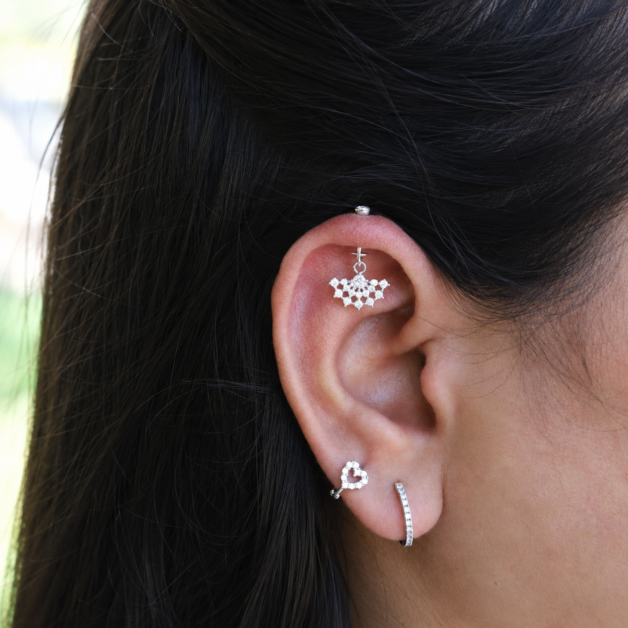 Webflare Helix Hanging Earrings
