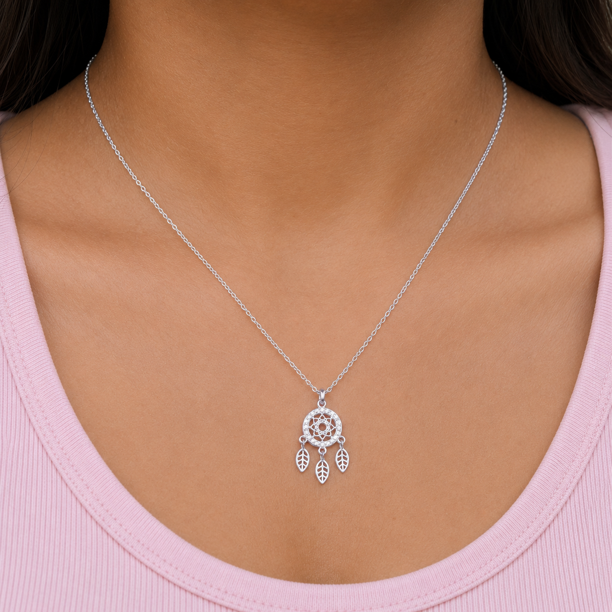 Ethereal Dreamcatcher Necklace