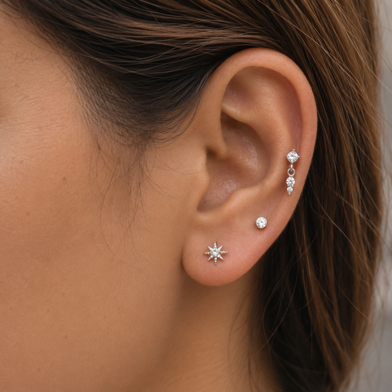 Starlight Zirconia Earrings