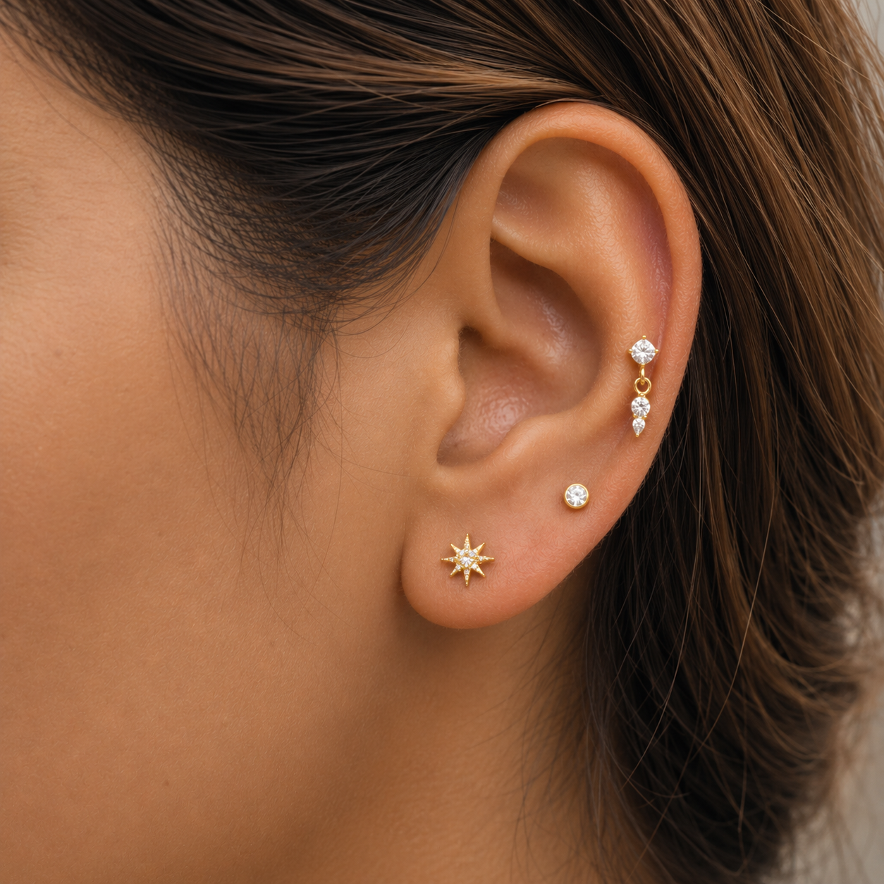 Starlight Zirconia Earrings
