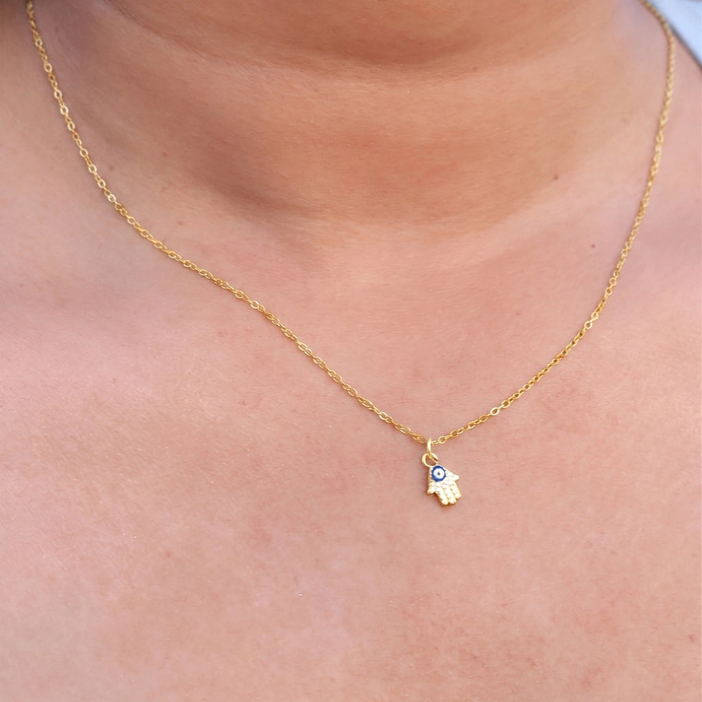 Evil Eye Hamsa Necklace