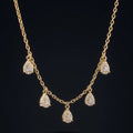 Teardrop Multi Charm Necklace