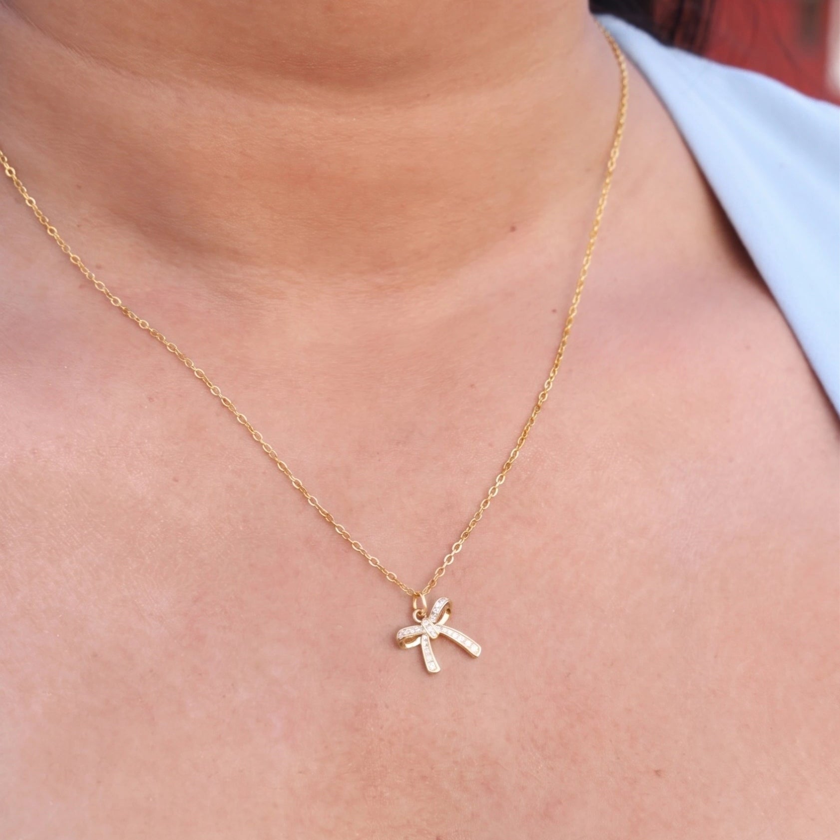 Princess Bow Necklace