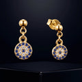 Evil Eye Zirconia Drop Stud