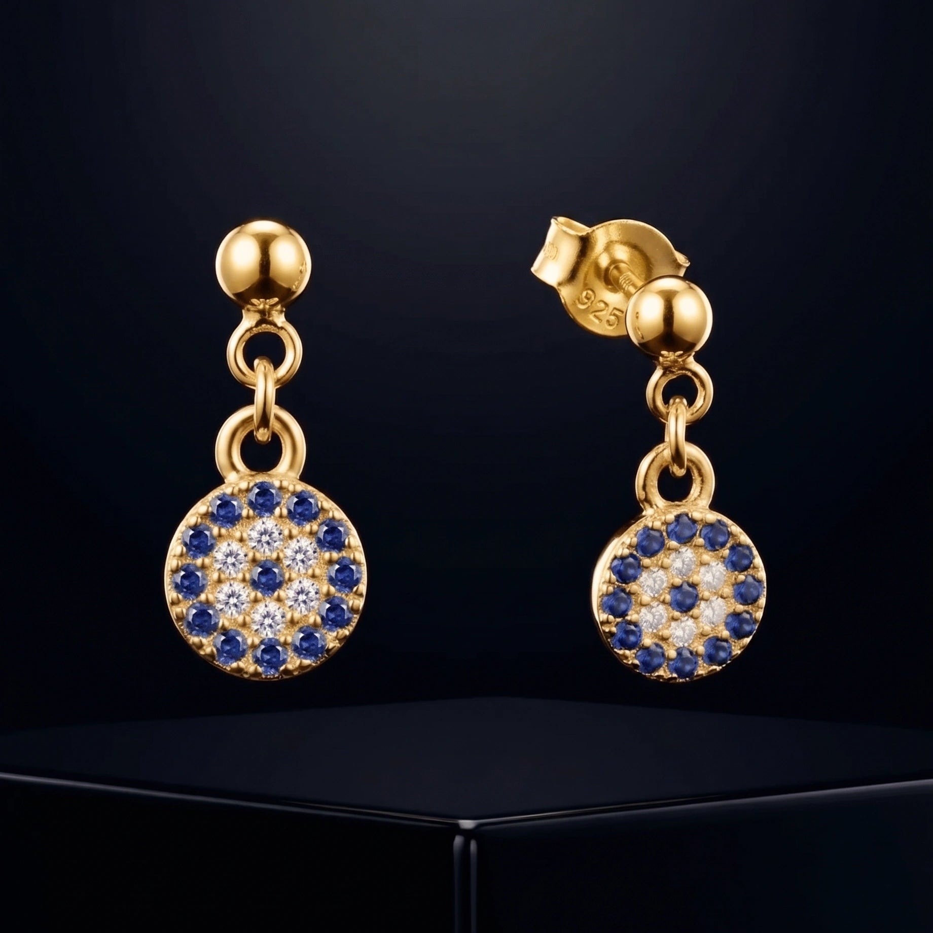 Evil Eye Zirconia Drop Stud
