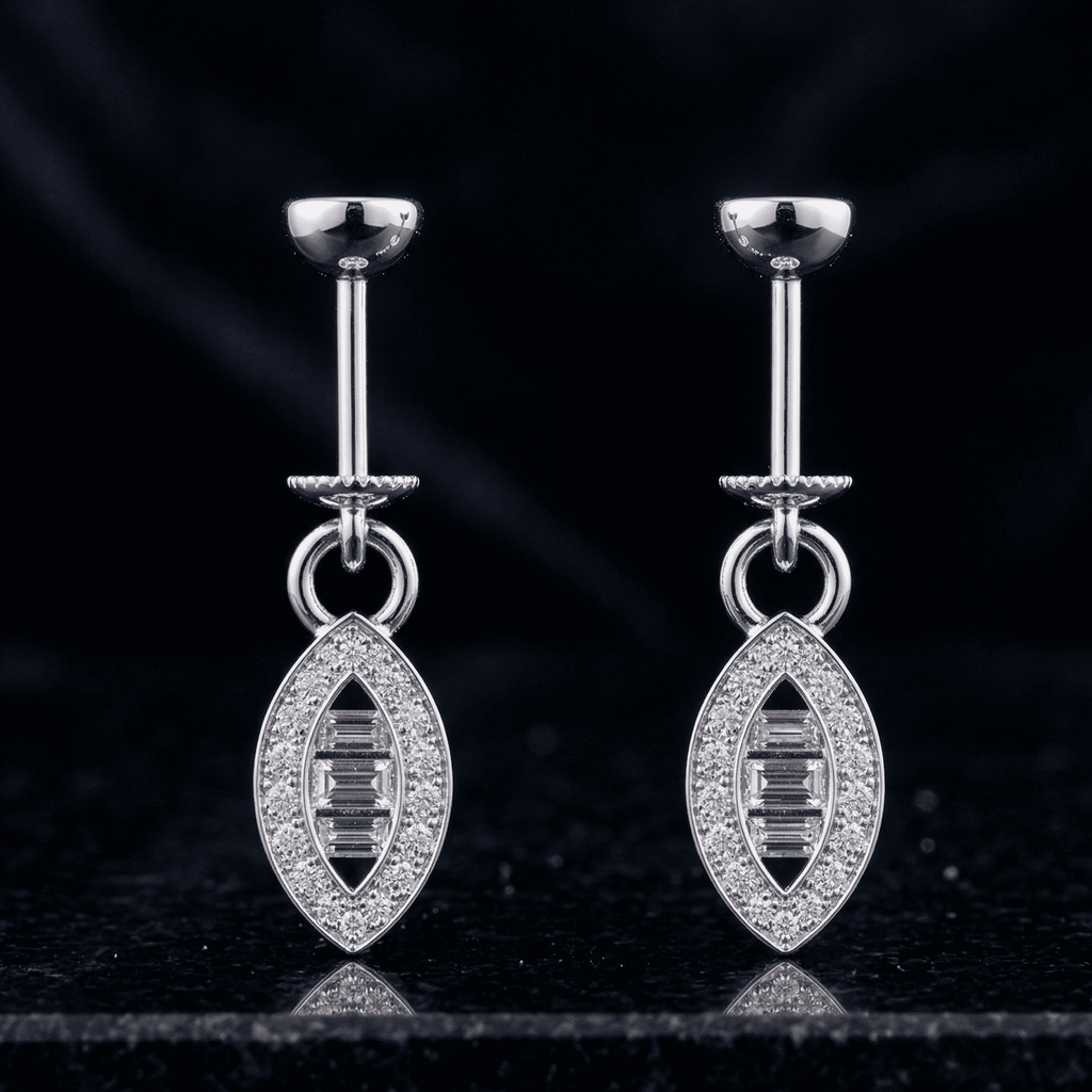 Zirconia Eye Helix Hanging