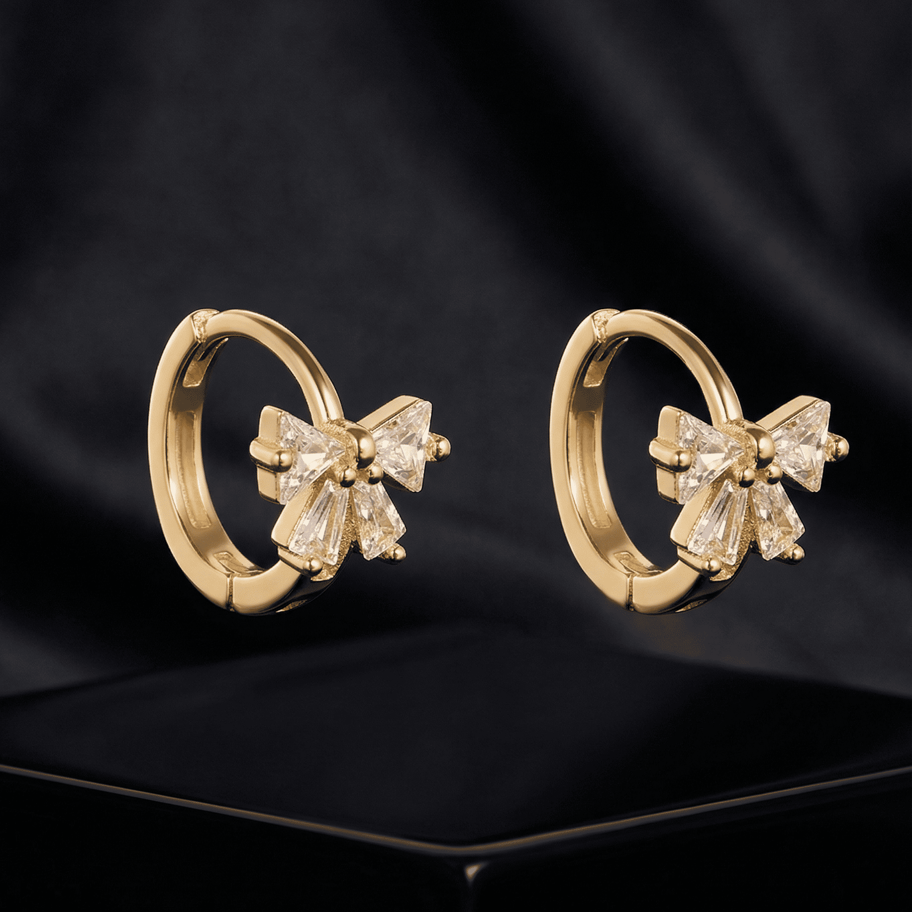 Bow Hoops- Multiple Sizes