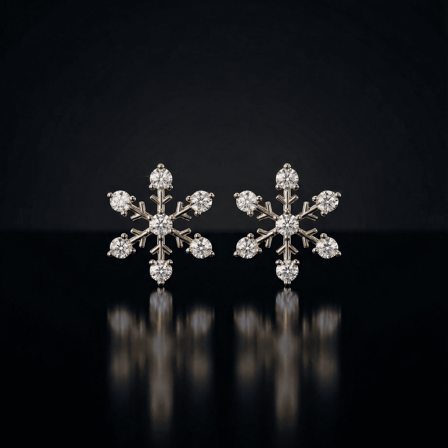 Snowflake Stud