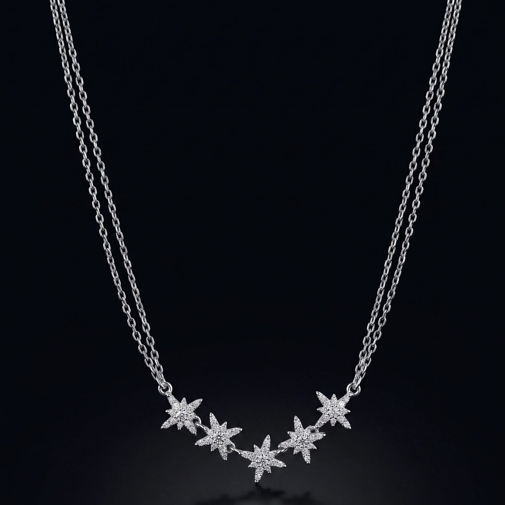 Starlight Cluster Necklace