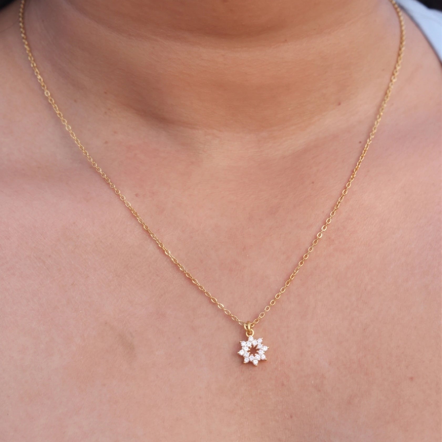 Bubble Bloom Pendant Necklace