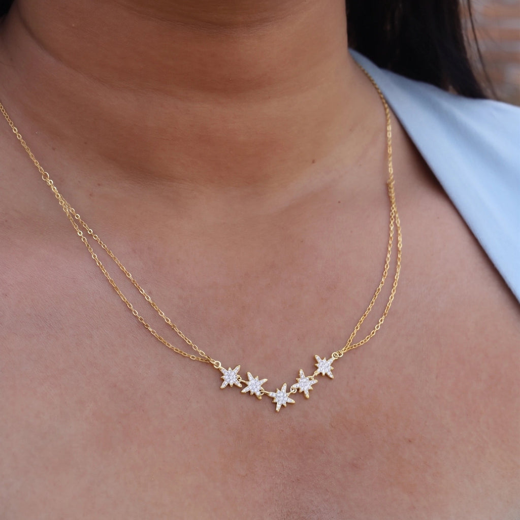 Starlight Cluster Necklace