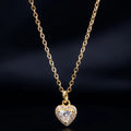 Solitare Heart Necklace