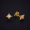 Celestial Zirconia Star Stud