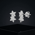 Zirconia Stack Bloom Stud