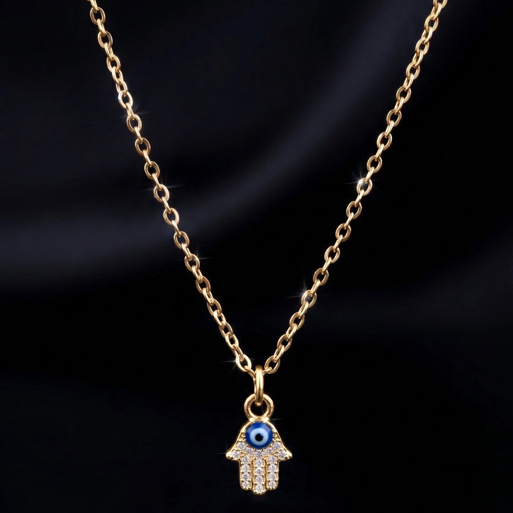 Evil Eye Hamsa Necklace