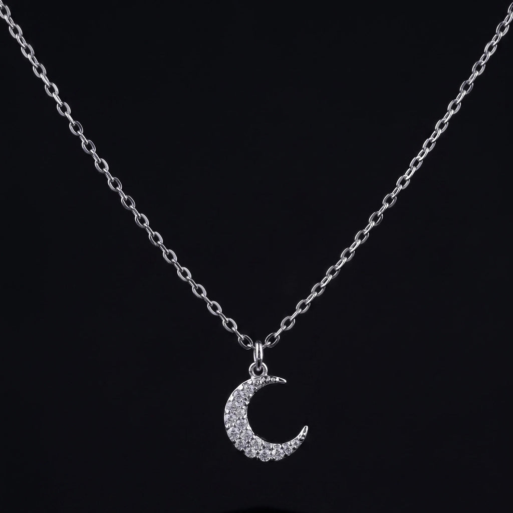 crescent moon necklace