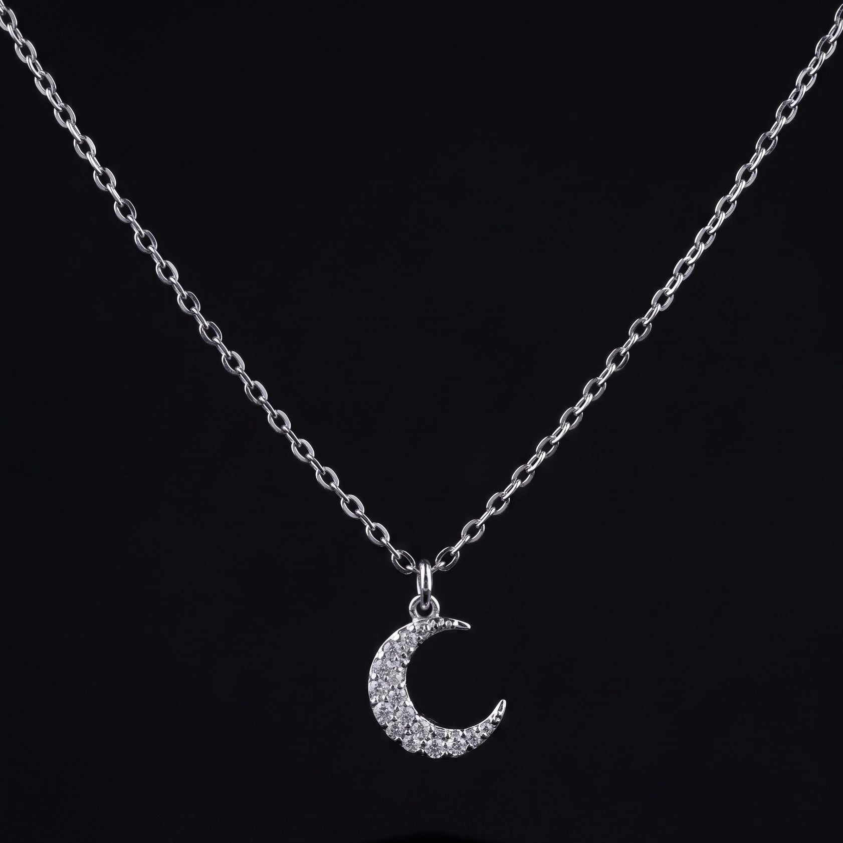 crescent moon necklace