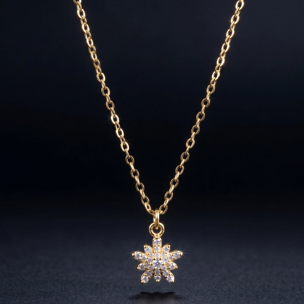 Moonflower Pendant Necklace