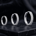 Zirconia Stone Hoop - Multiple Sizes