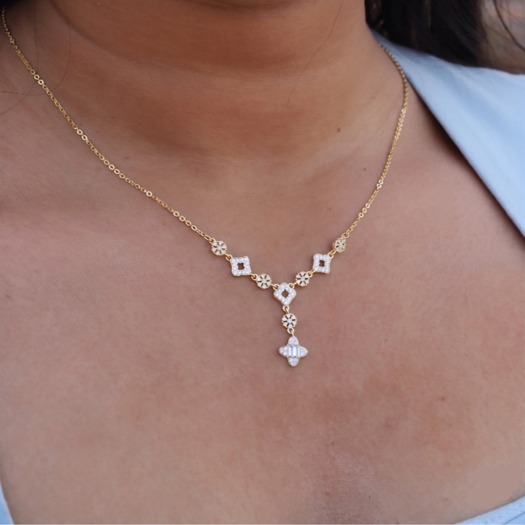 Opaline Drop Necklace