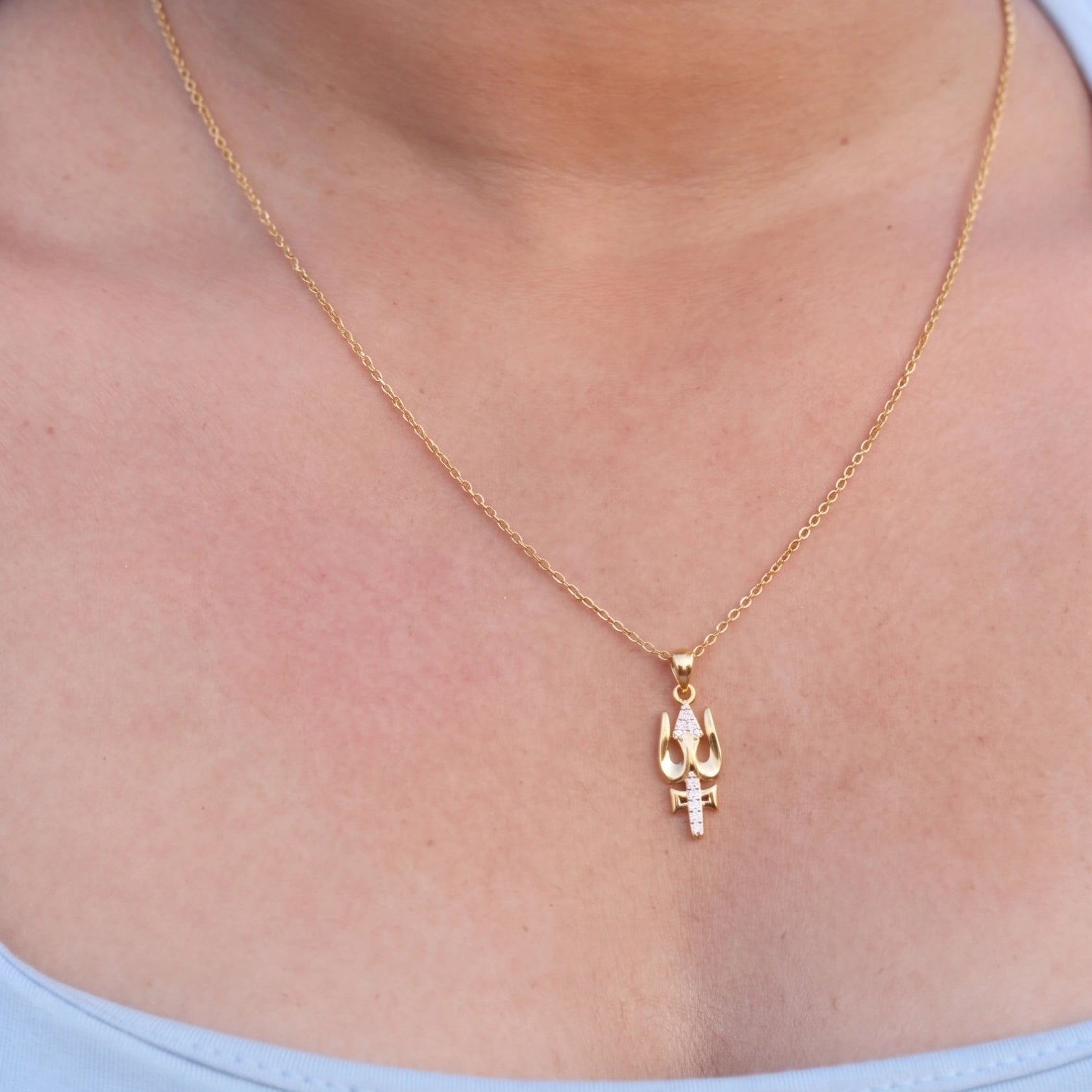 Mahadev Trishul Pendant Necklace
