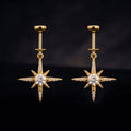 Zirconia Starburst Helix Hanging