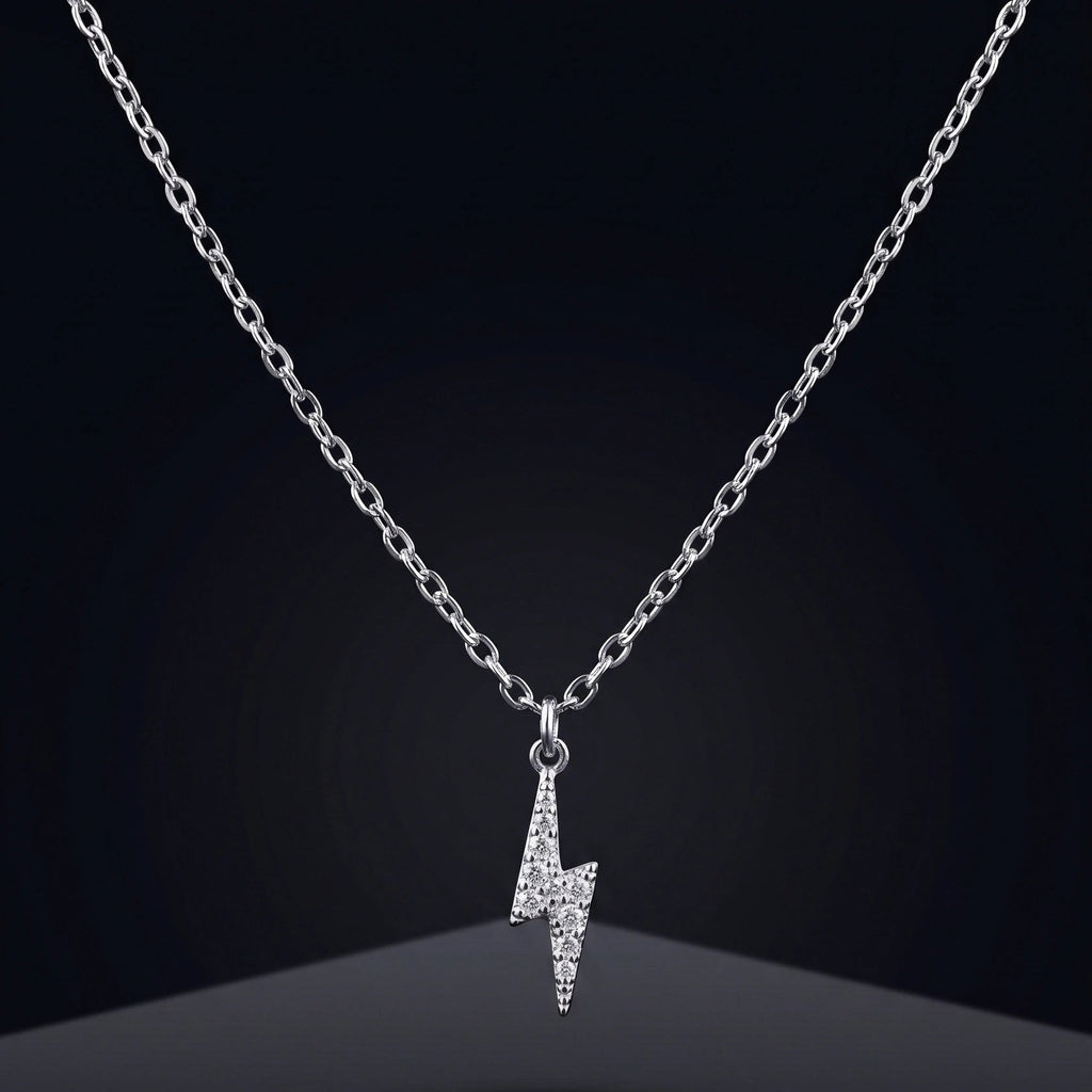Celestial Bolt Pendant Necklace