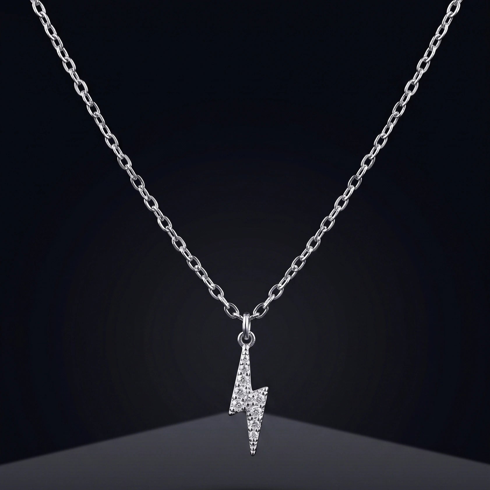 Celestial Bolt Pendant Necklace