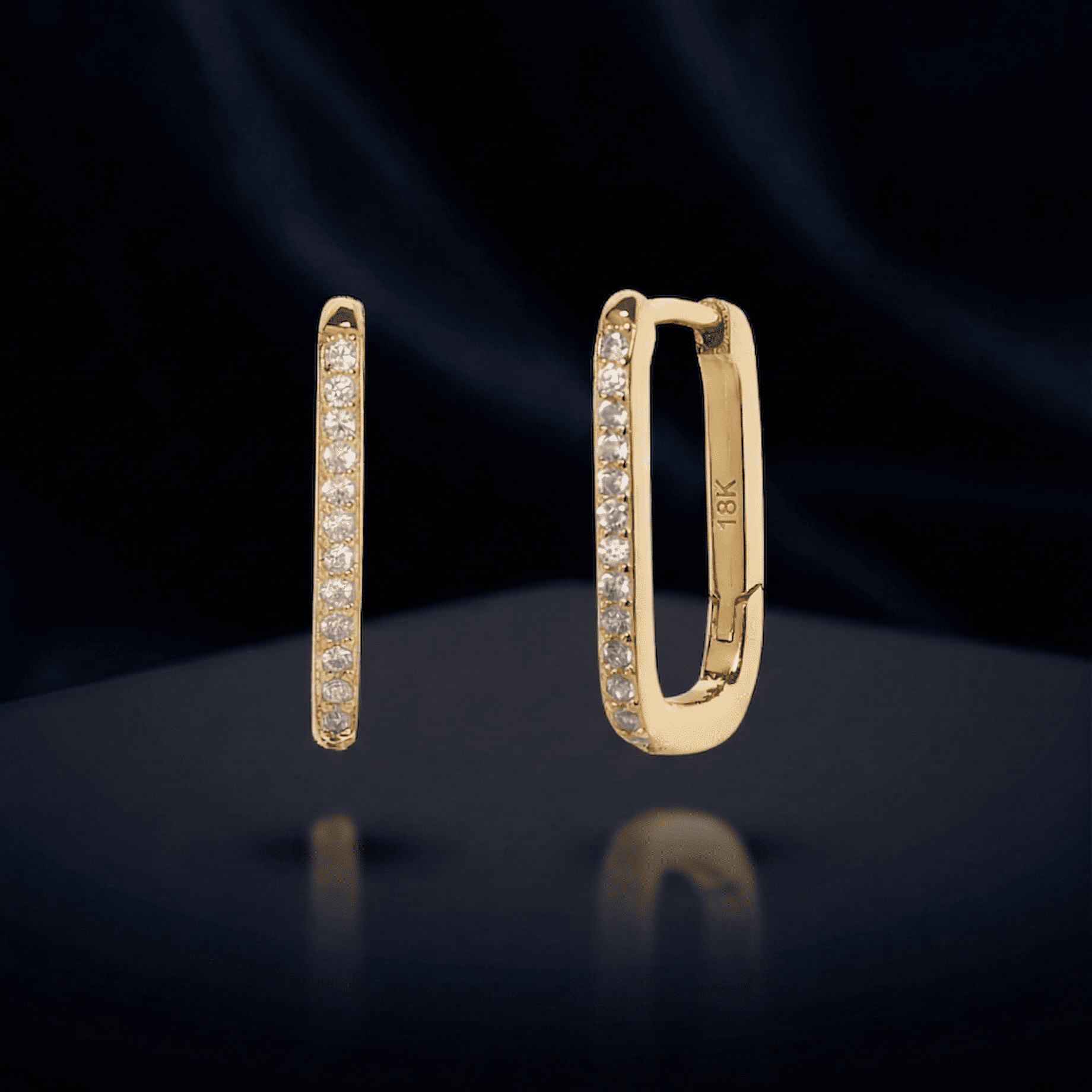 Zirconia Edge Hoop