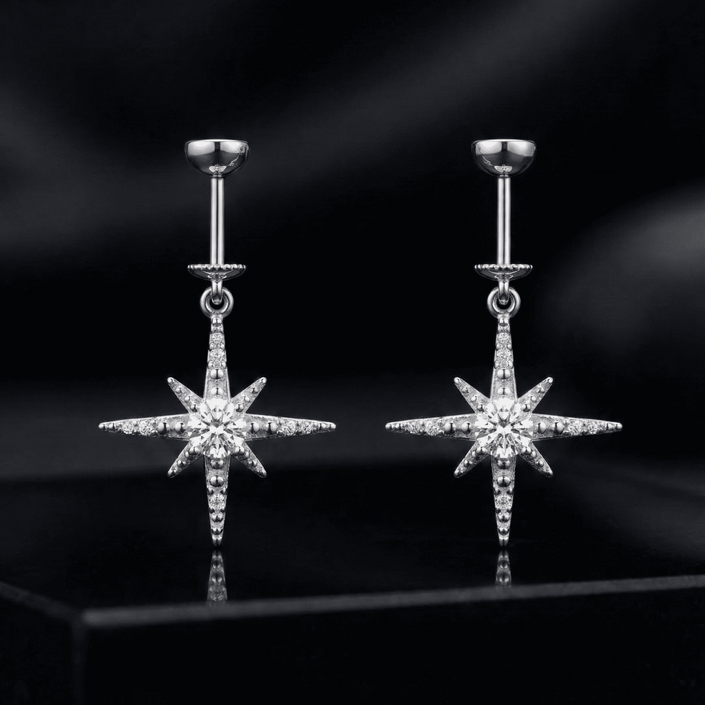 Zirconia Starburst Helix Hanging