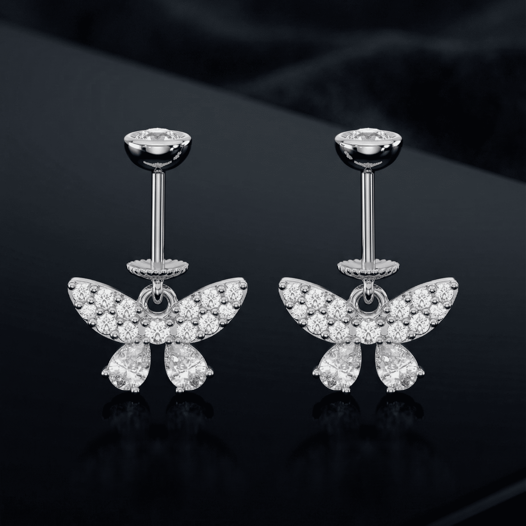 Zirconia Luxury Butterfly Hanging