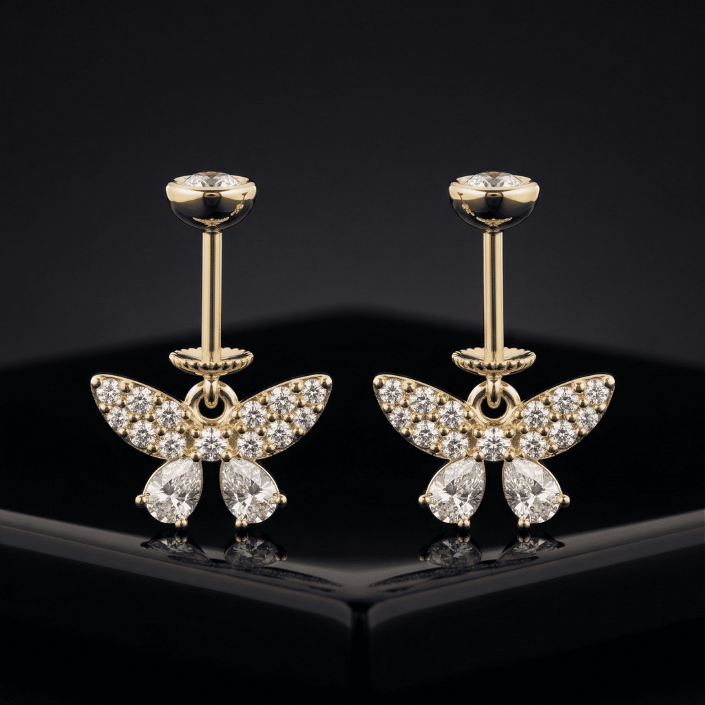 Zirconia Luxury Butterfly Hanging