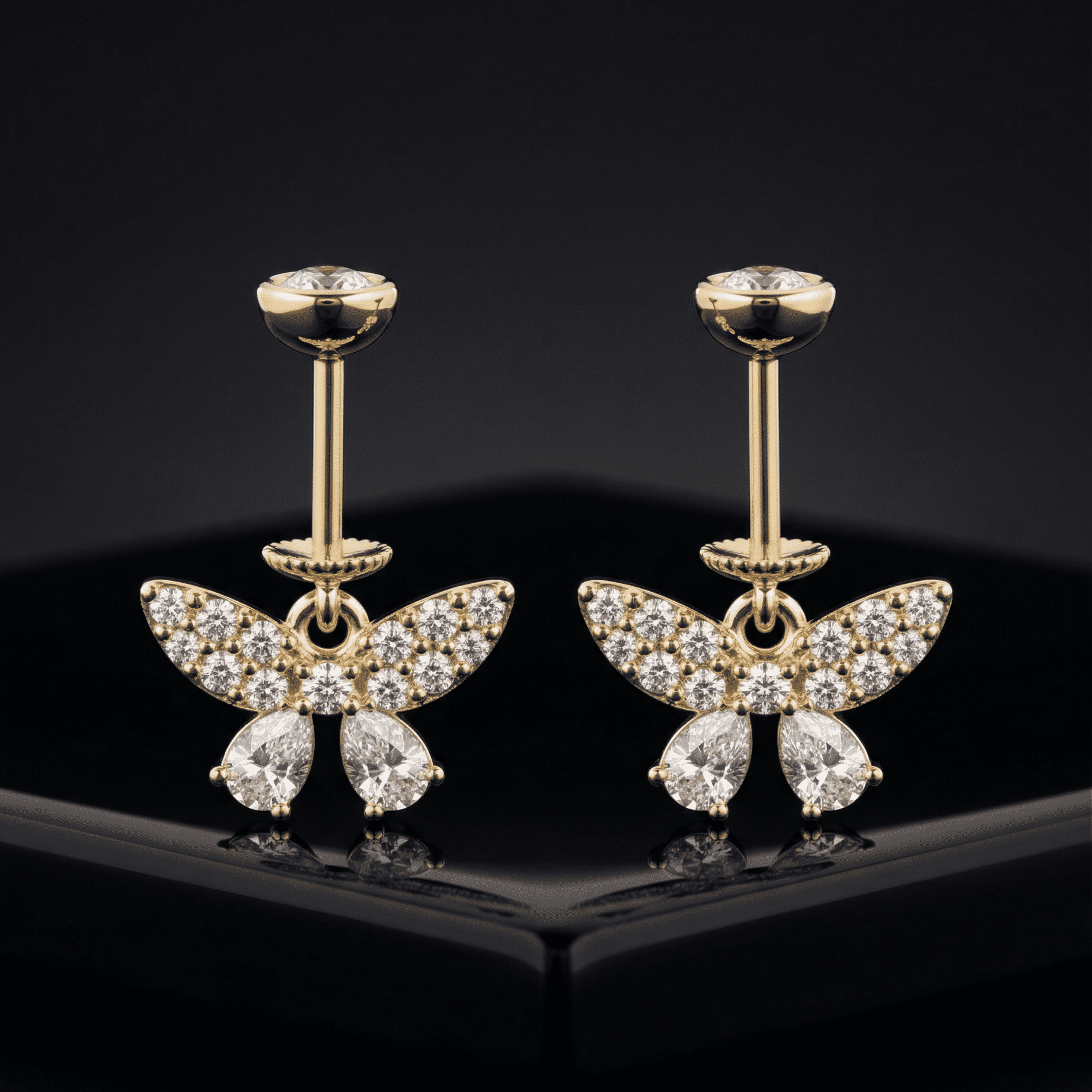 Zirconia Luxury Butterfly Hanging