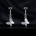 Zirconia Flutter Drop Helix Hanging
