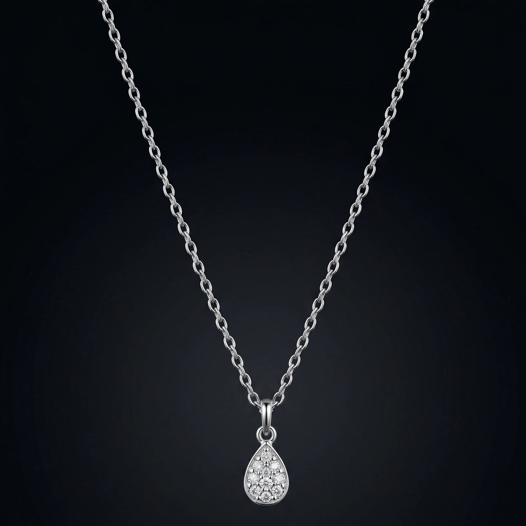Teardrop Zircon Necklace