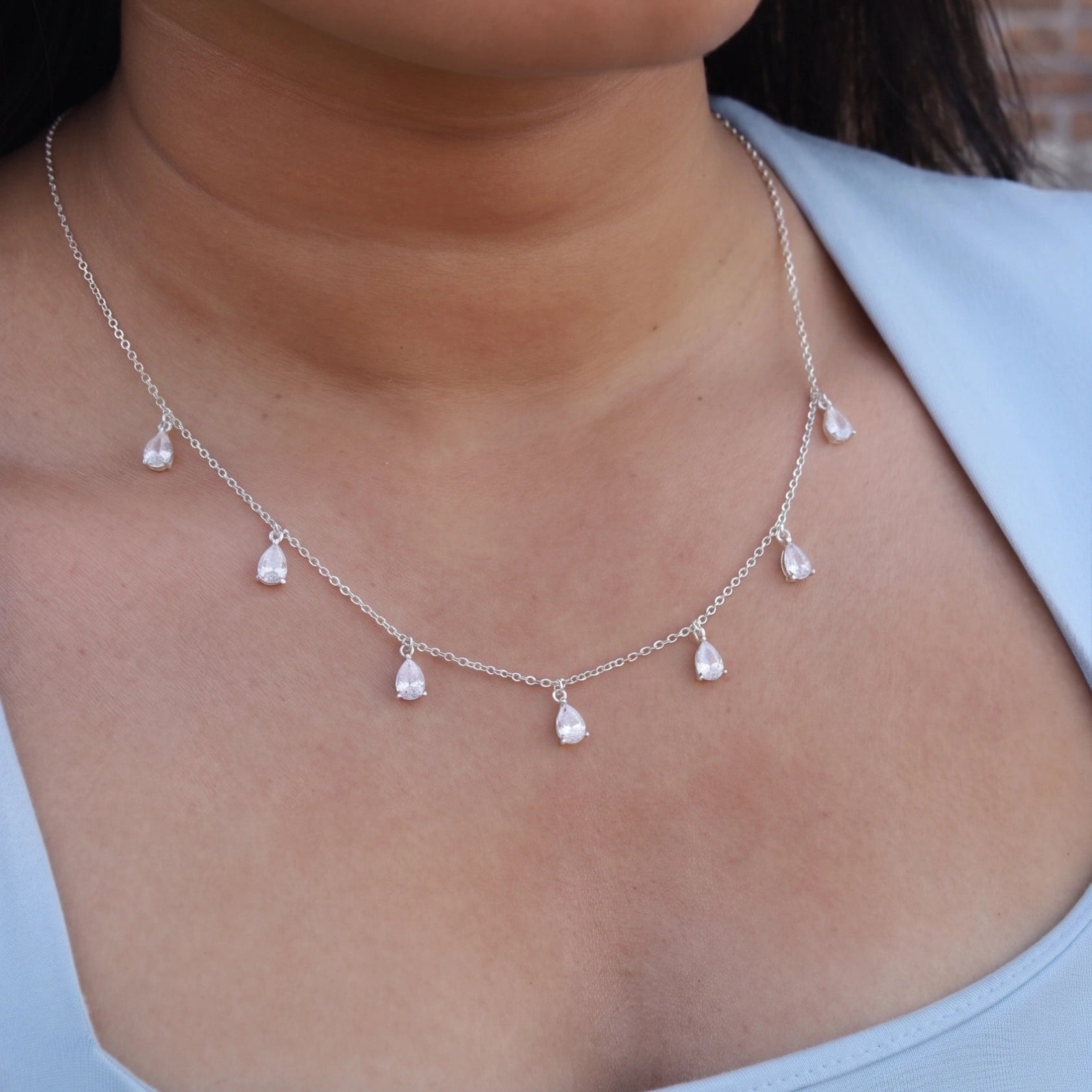 Celeste Drops Necklace