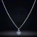 Blue Cosmic Eye Necklace