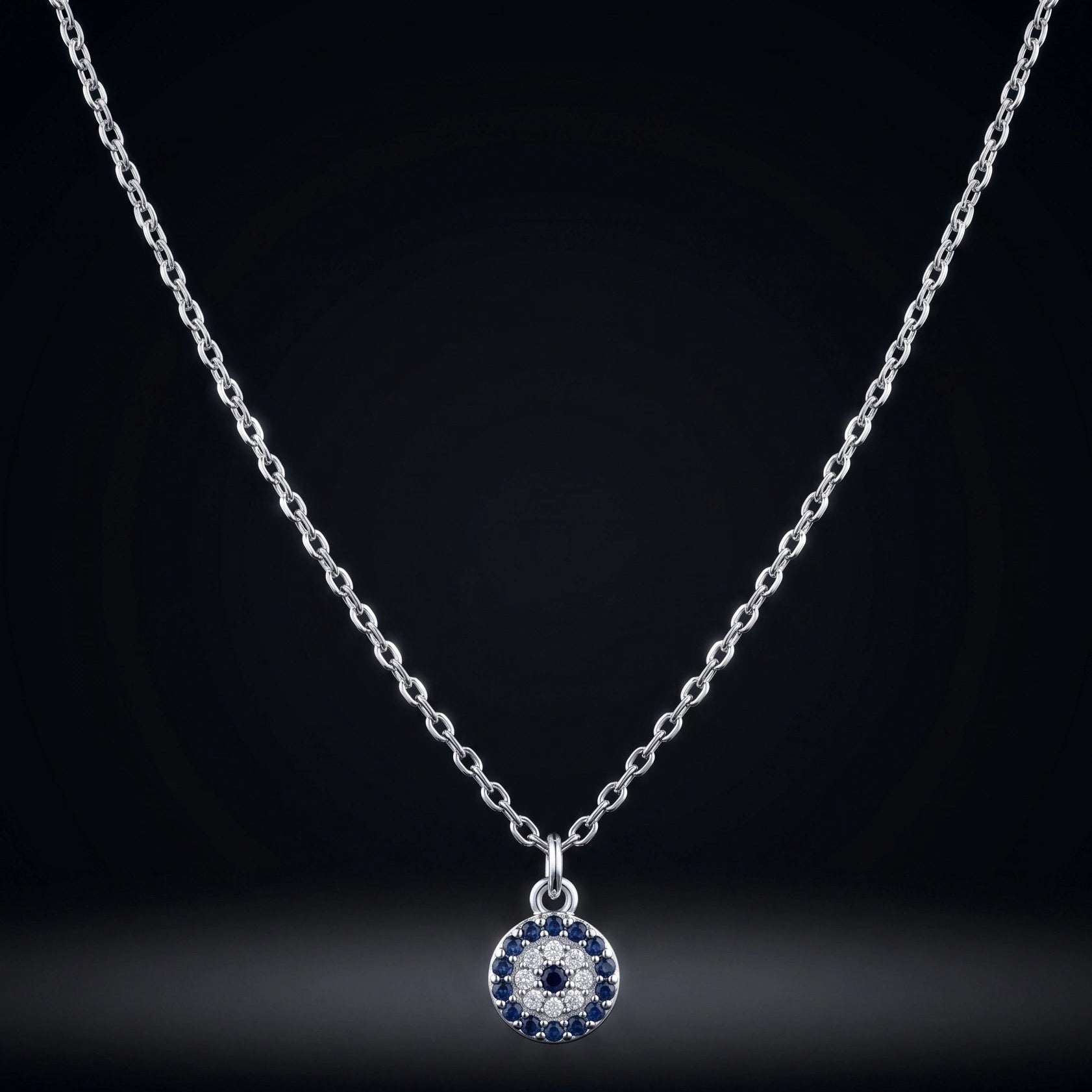 Blue Cosmic Eye Necklace