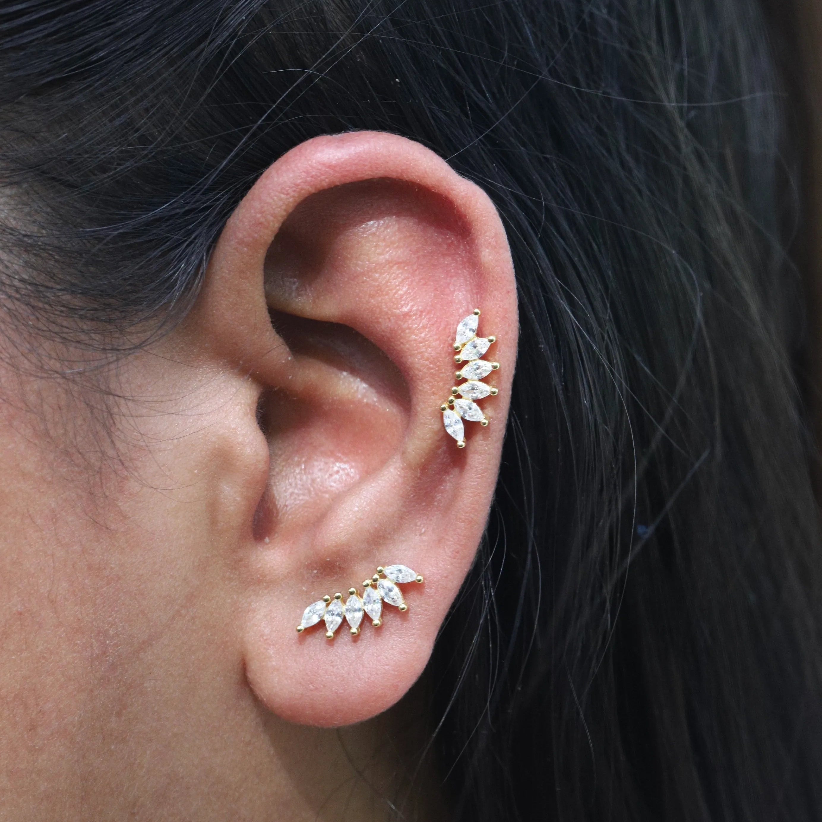 Luxury Baguette Cuff Stud