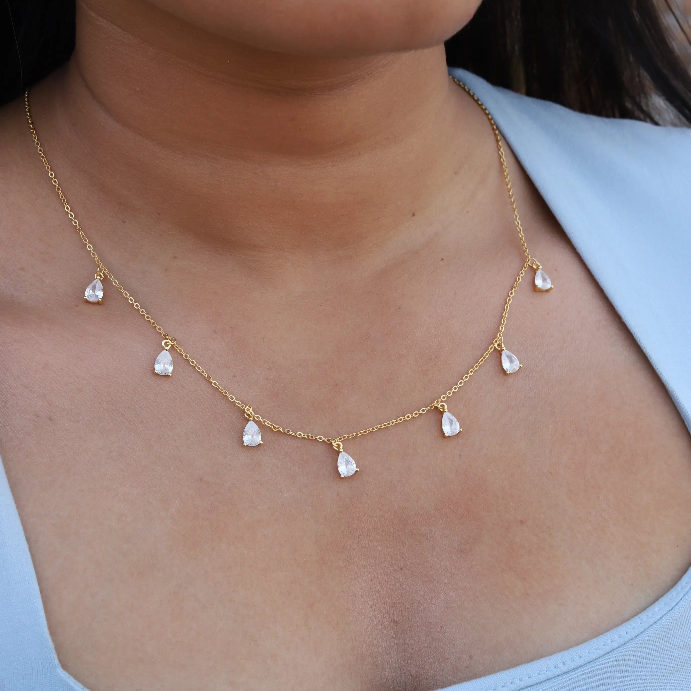 Celeste Drops Necklace