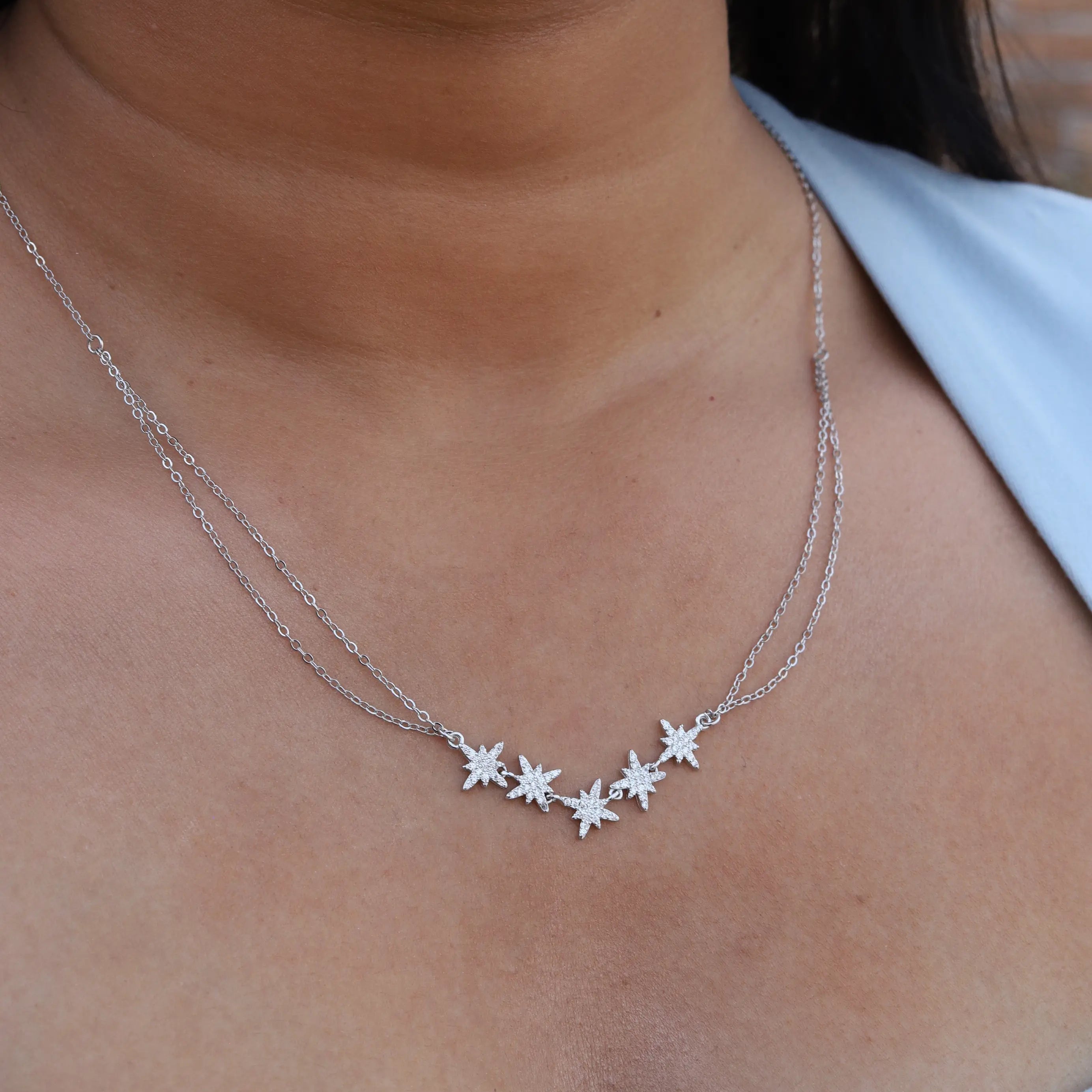 Starlight Cluster Necklace