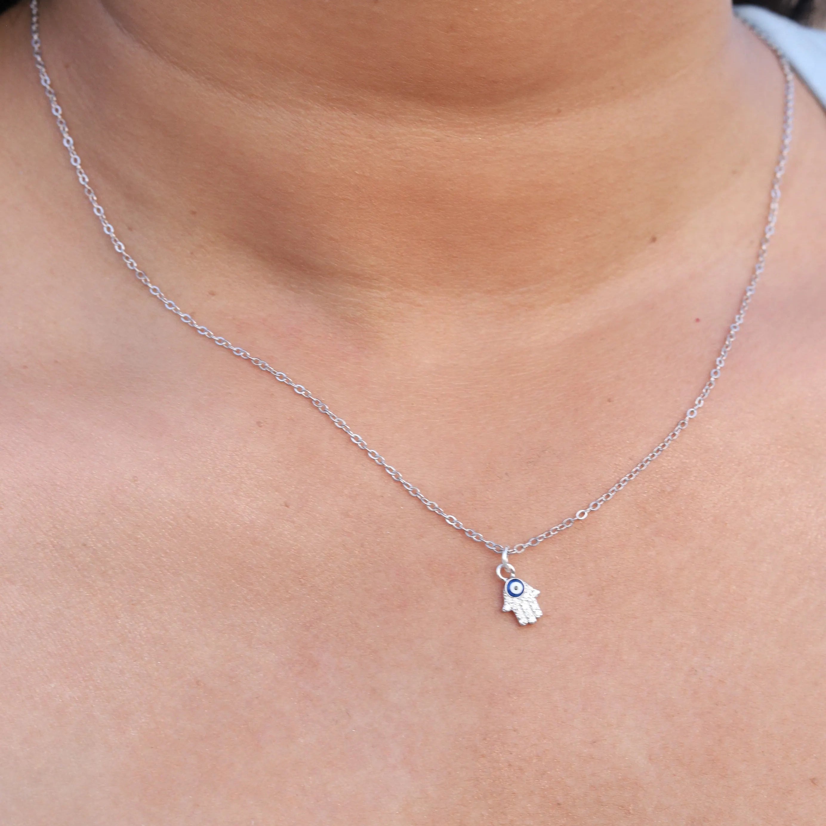 Evil Eye Hamsa Necklace