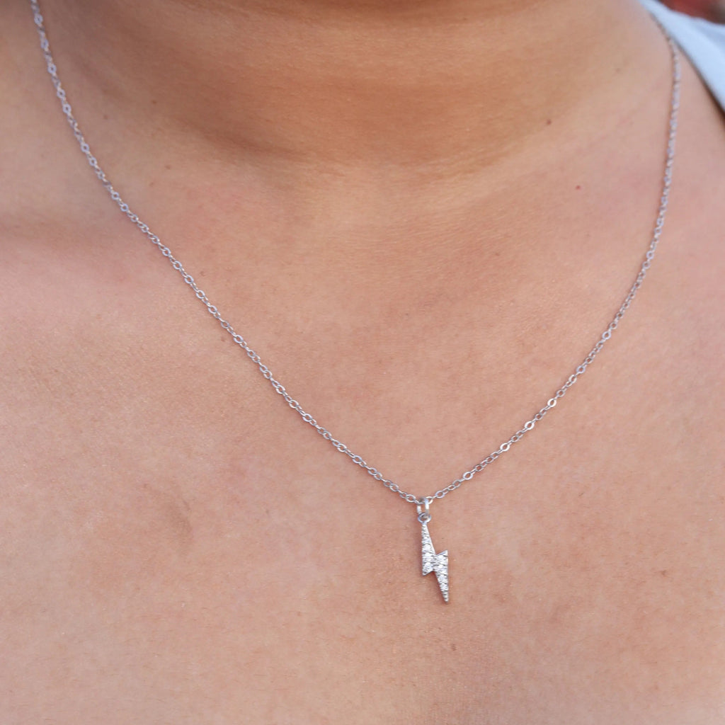 Celestial Bolt Pendant Necklace