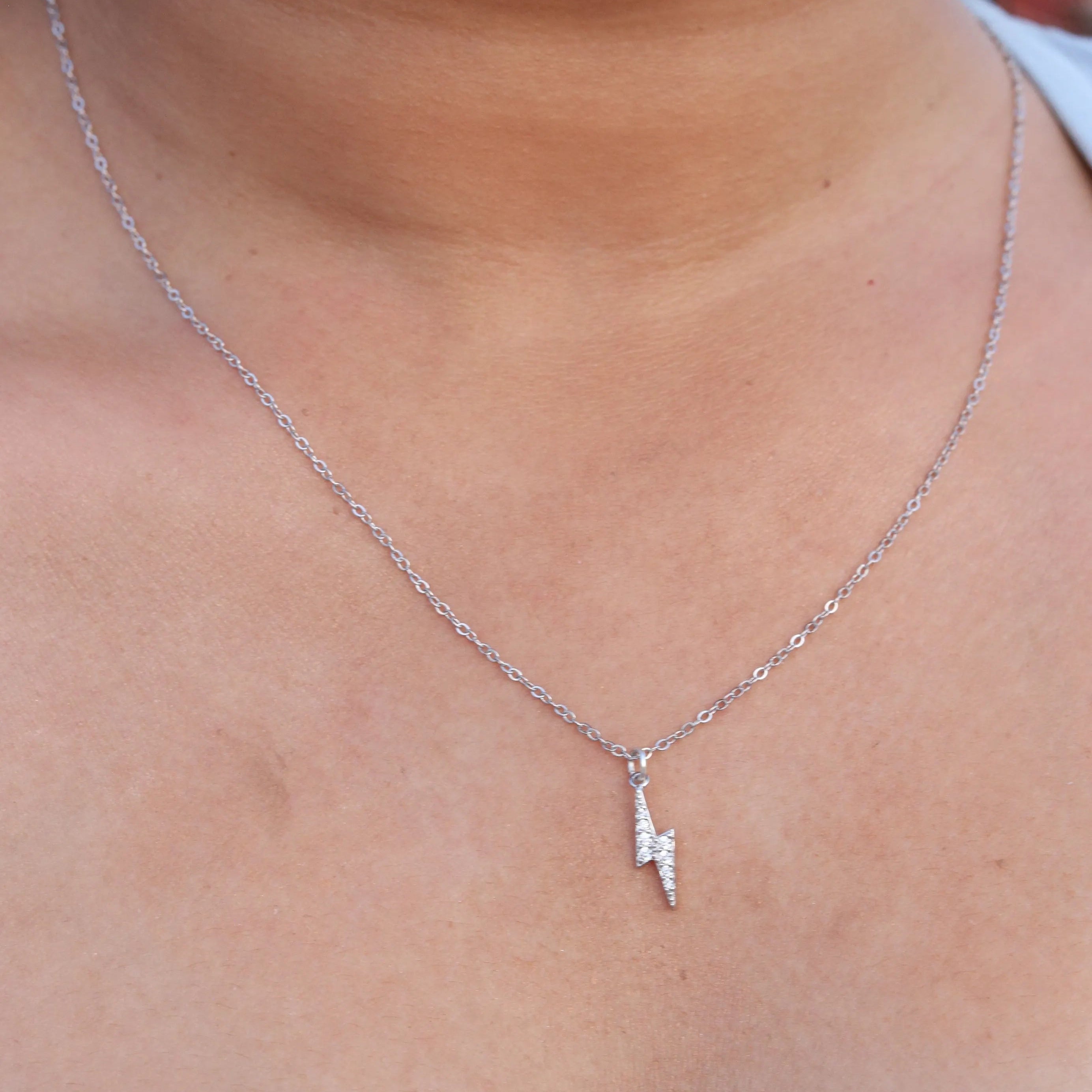 Celestial Bolt Pendant Necklace